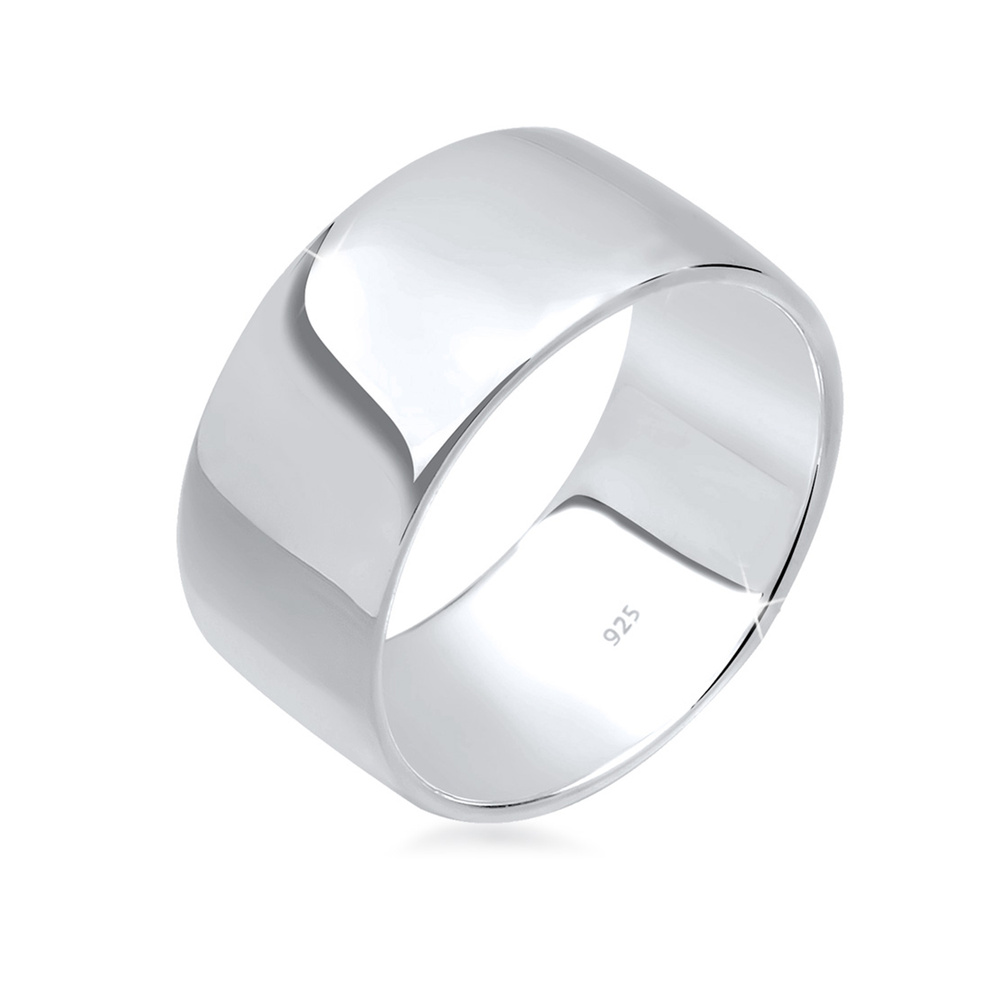 Elli Elli Bague Femmes Empilement Basique Géo en Argent Sterling 925 Bague