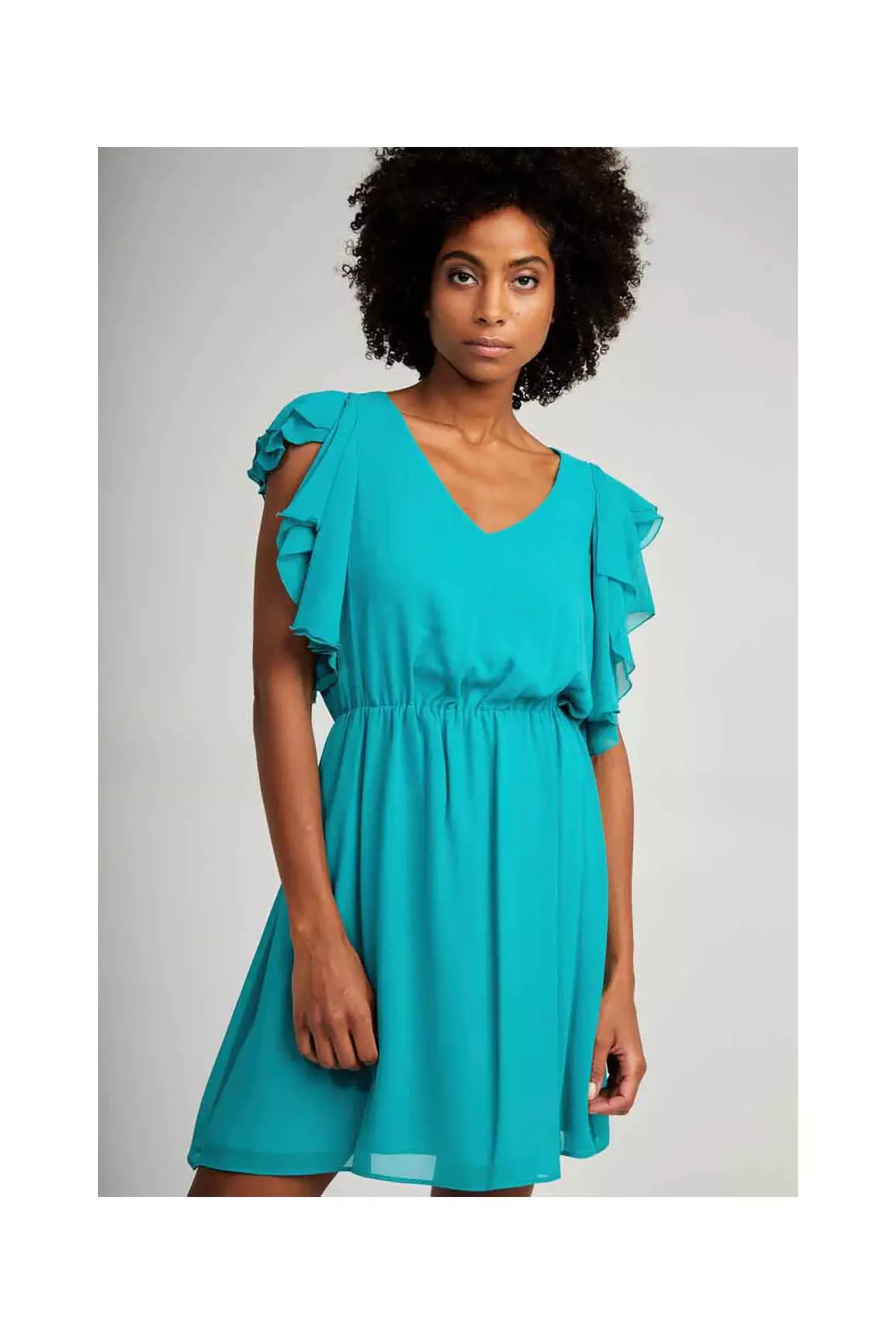 Naf Naf Robes Courtes Femme couleur vert