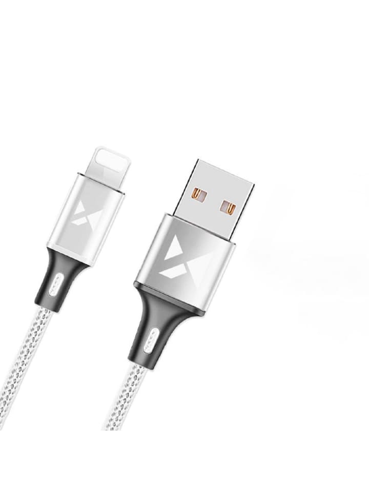 Wozinsky Ladekabel USB Kabel - iPhone Anschluss 2.4A 1m Weiß in Weiß günstig kaufen onesize