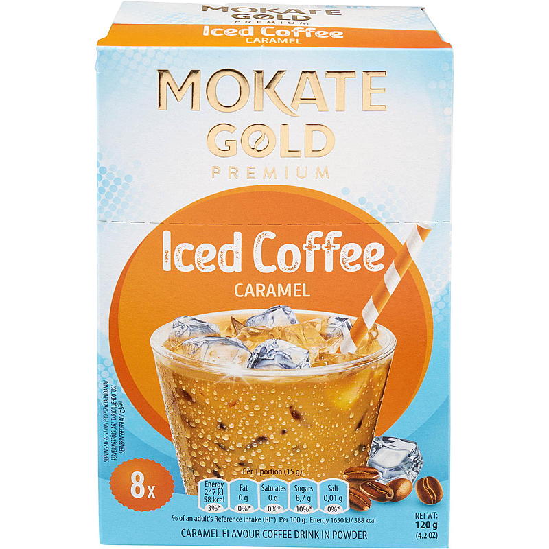 Mokate Iskaffe 8-pk karamell Mokate