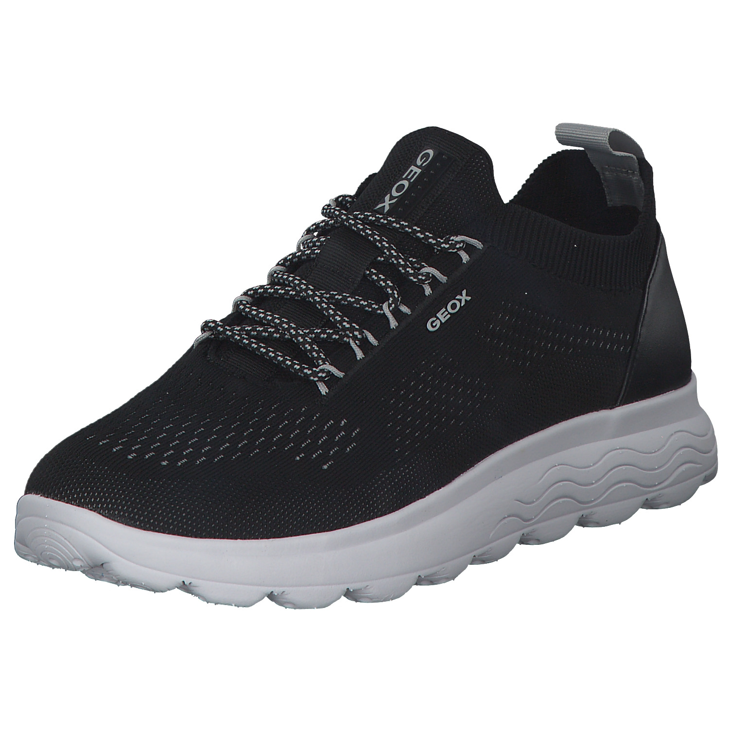 Geox U15BYA, Sneakers Low, Herren, Schwarz