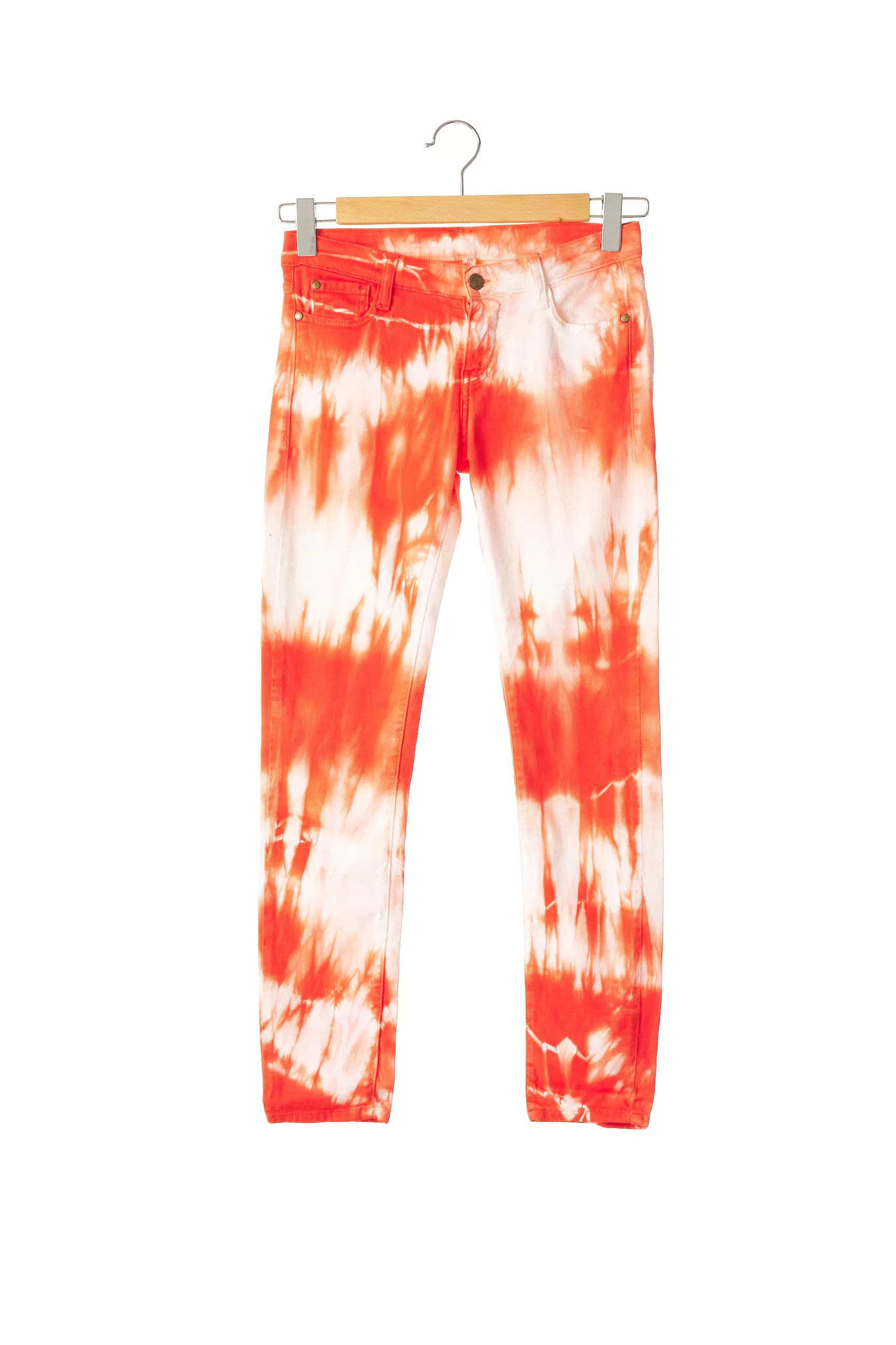 Acquaverde Pantalons Slim Femme couleur orange