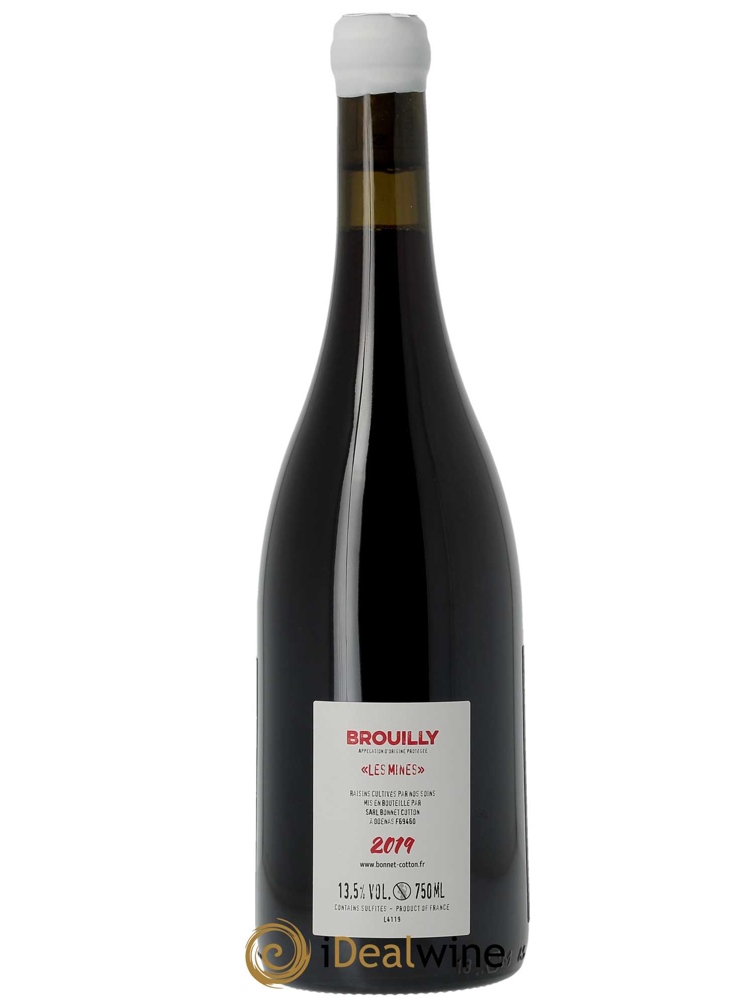 Brouilly Les Mines Bonnet-Cotton (Domaine)  2019 - Lot de 1 Bouteille