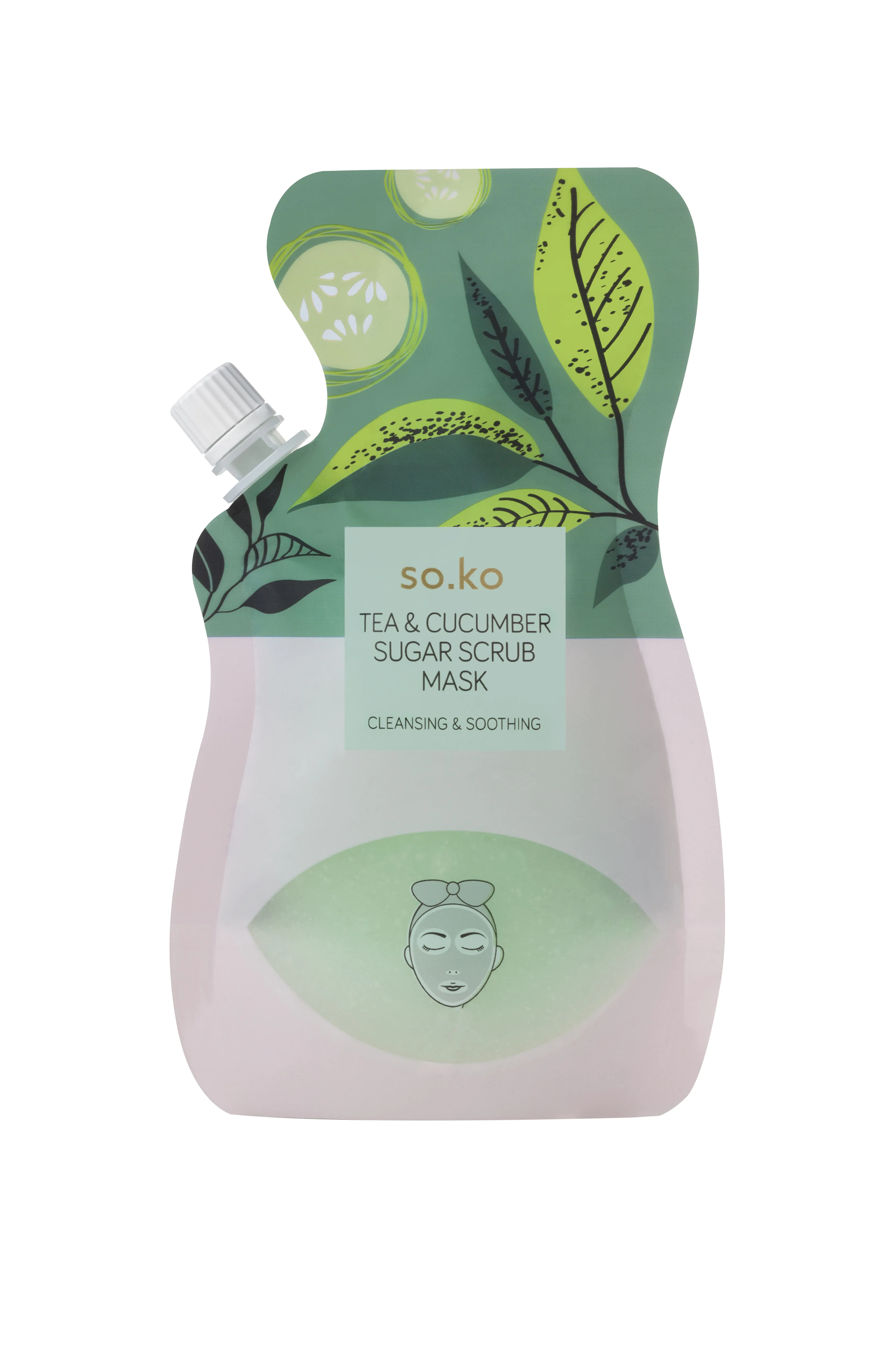 So.Ko Scrub Πράσινο Τσάι & Αγγούρι