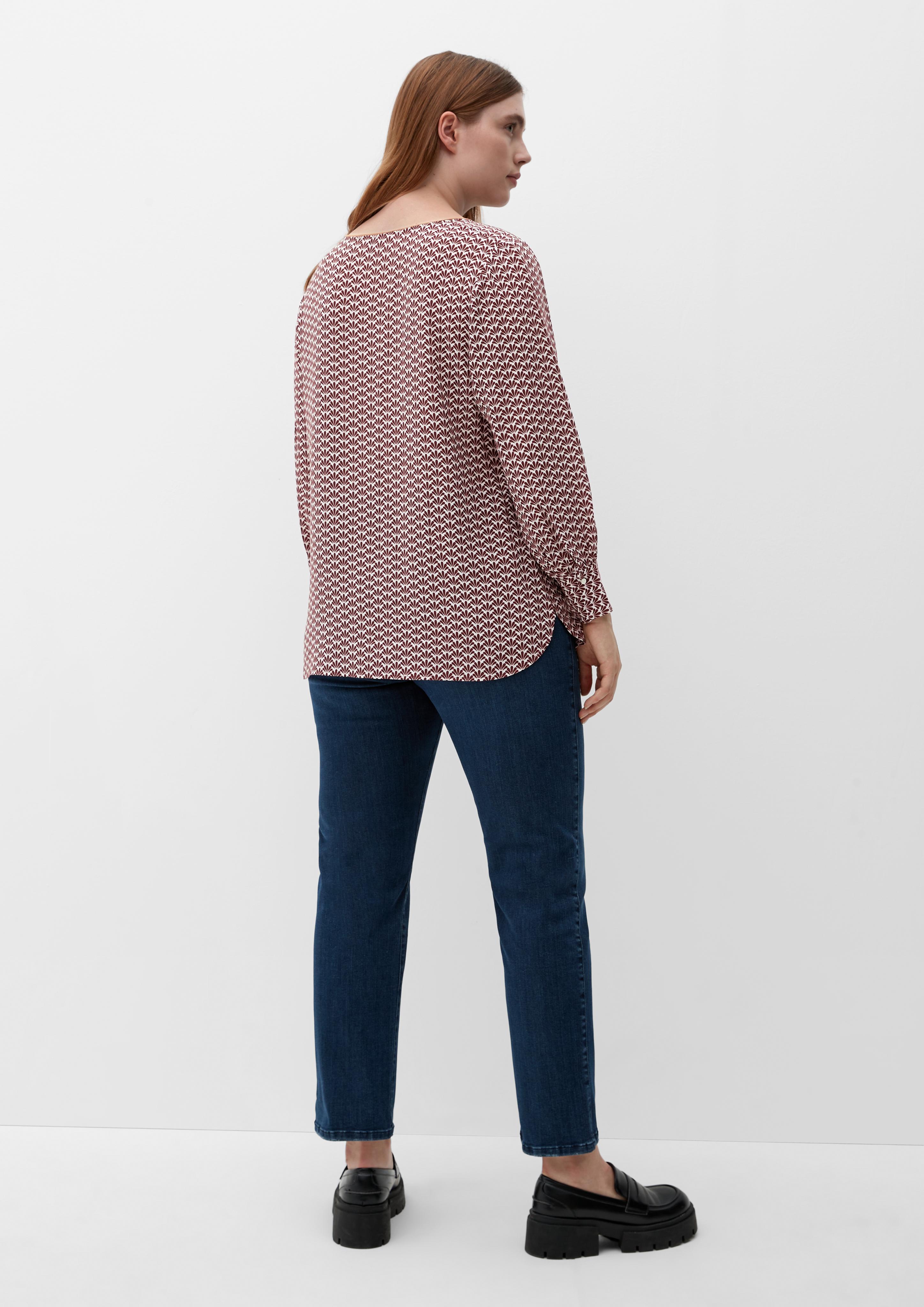Bluse mit Allover-Muster  2121168-02A0