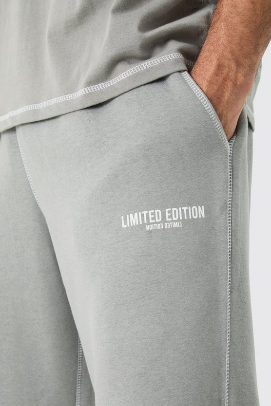 Oversize Limited Edition Jogginghose mit Kontrast-Naht