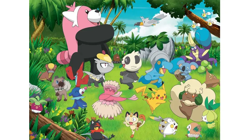 Ravensburger Puzzle - Wilde Pokémon - 300 Teile XXL Pokémon Puzzle für Kinder ab 9 Jahren