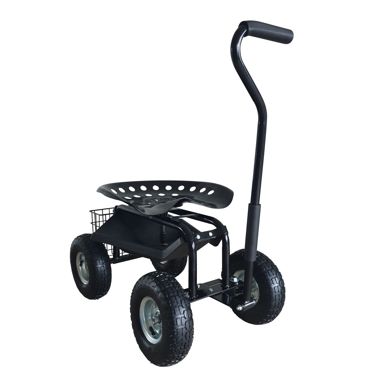 AXI AG22 Fahrbarer Gartensitz Schwarz