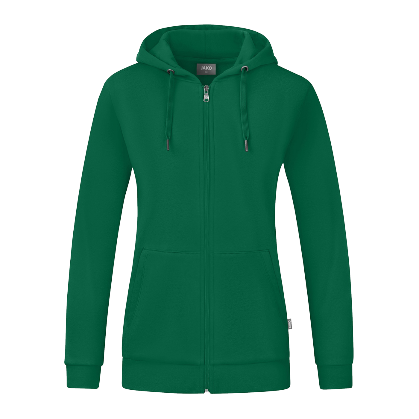 JAKO Organic Kapuzenjacke Damen Grün F260