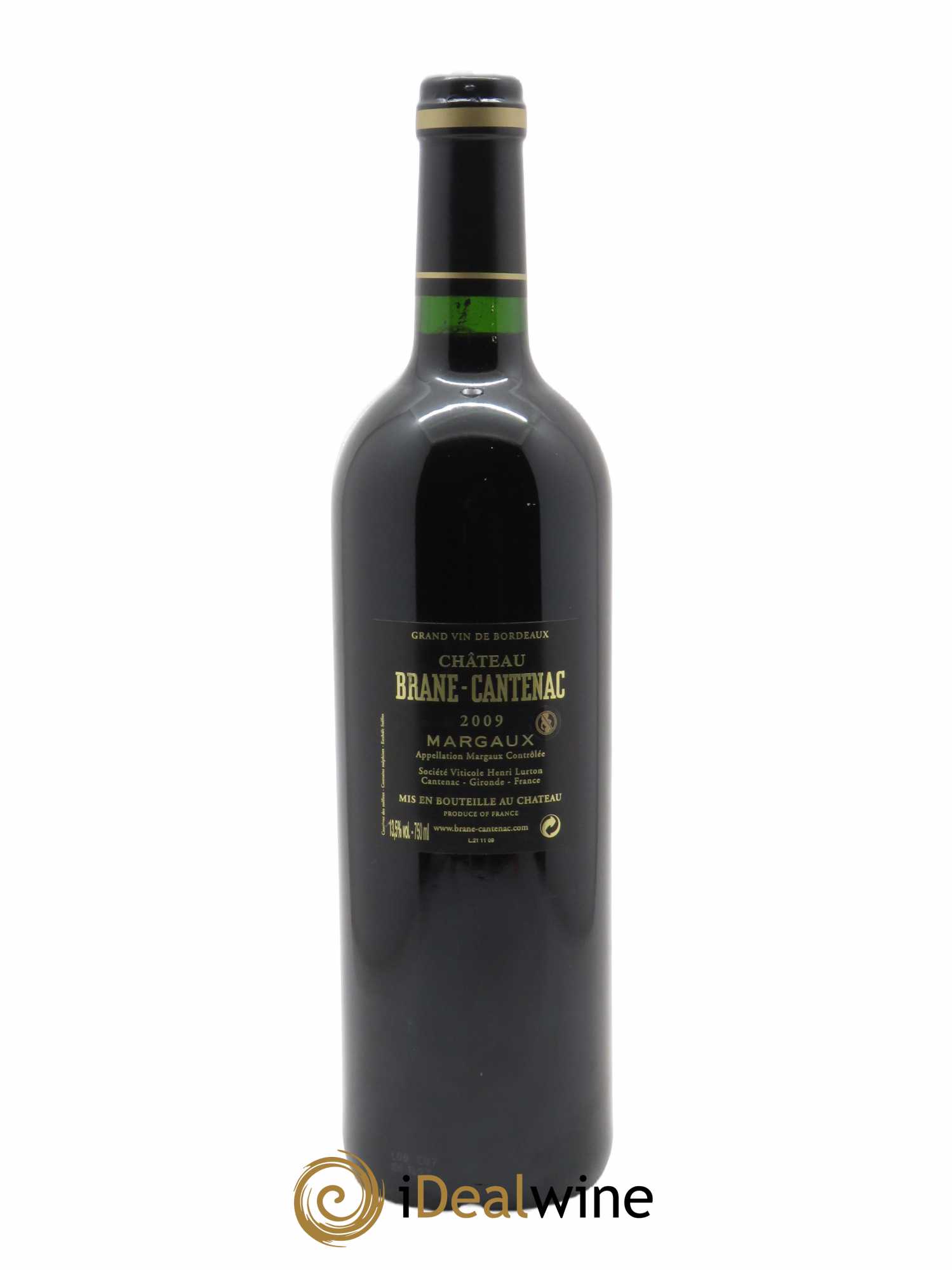 Château Brane Cantenac 2ème Grand Cru Classé  2009 - Lot de 1 Bouteille