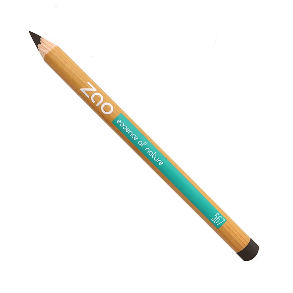 zao essence of nature Crayons sourcils 567 Brun Ebène ZAO Crayon sourcils certifié bio, 100% naturel, vegan et rechargeable