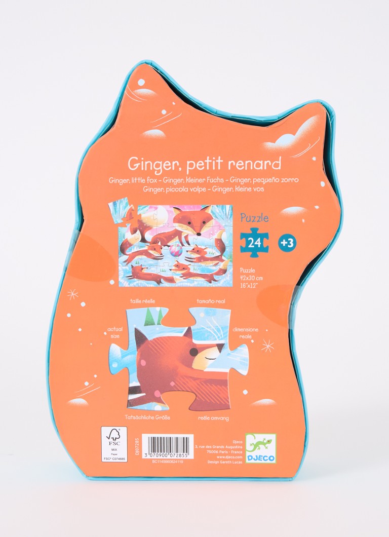 Puzzle Djeco Ginger Little Fox, 24 de piese
