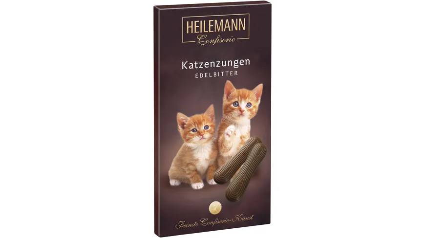 Heilemann Katzenzungen aus Zartbitter-Schokolade 75 g