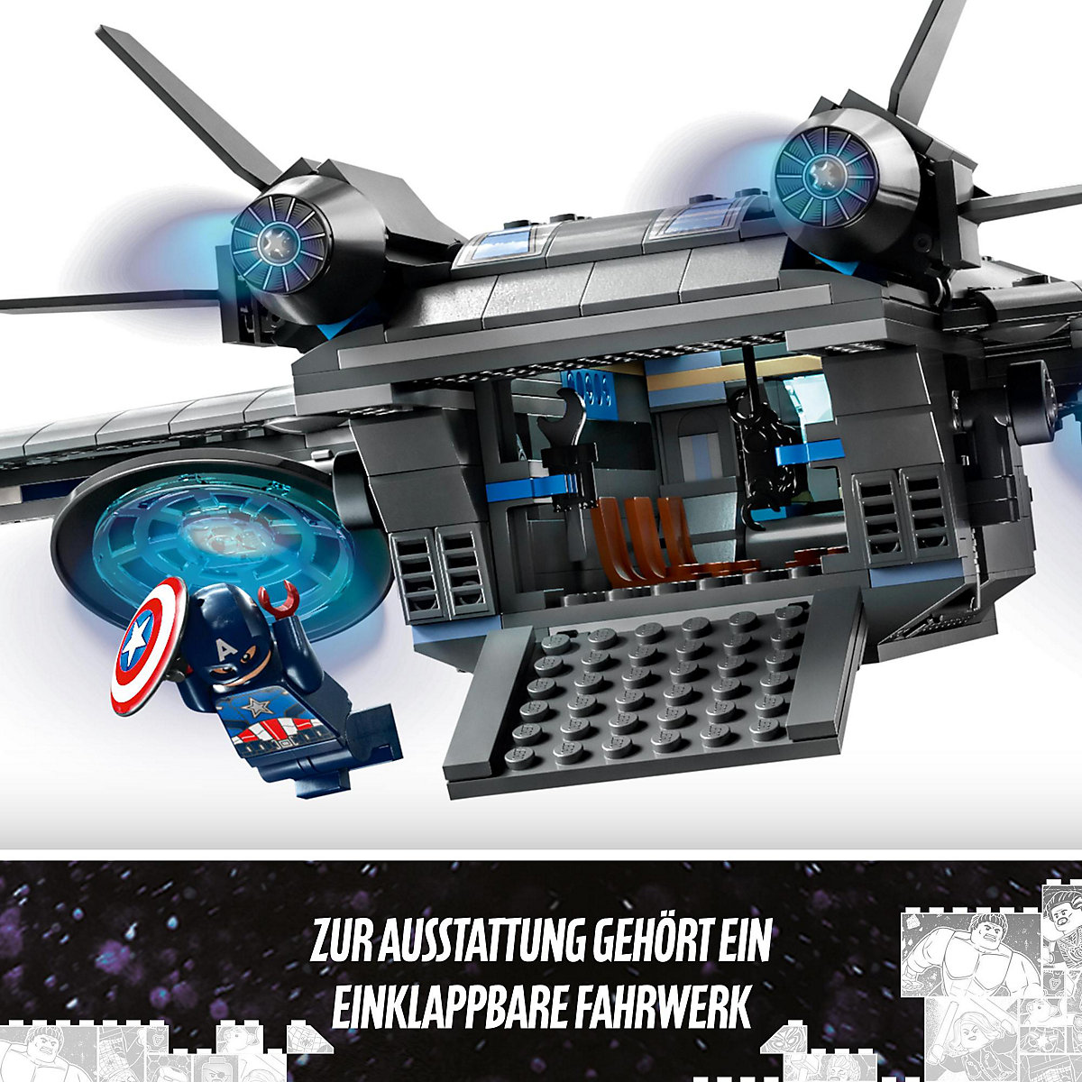 LEGO® Marvel Super Heroes™ 76248 Der Quinjet der Avengers