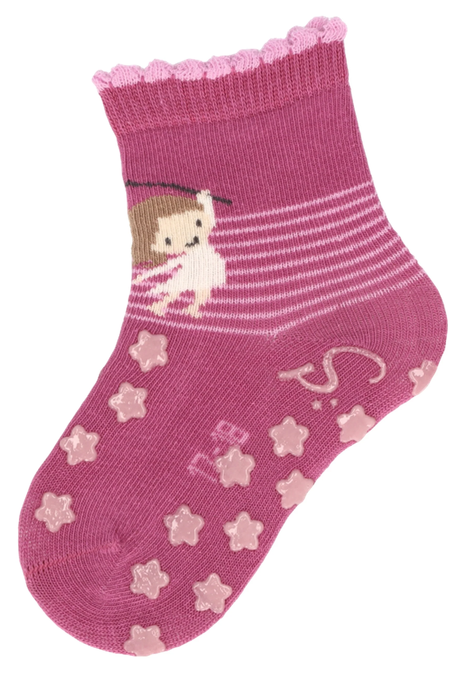 ABS Krabbelsocken im 2er Pack mit Motiv Kind