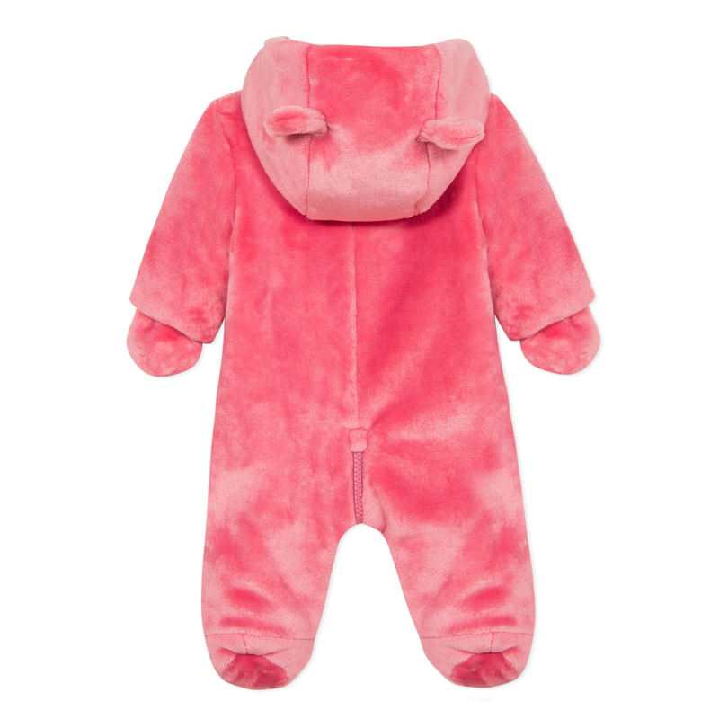 Pilote fausse fourrure rose blush naissance Absorba