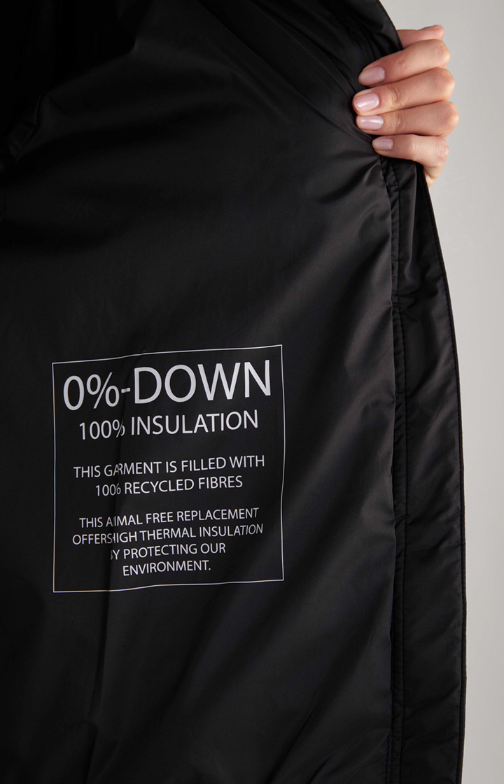Oversized-Steppjacke in Schwarz