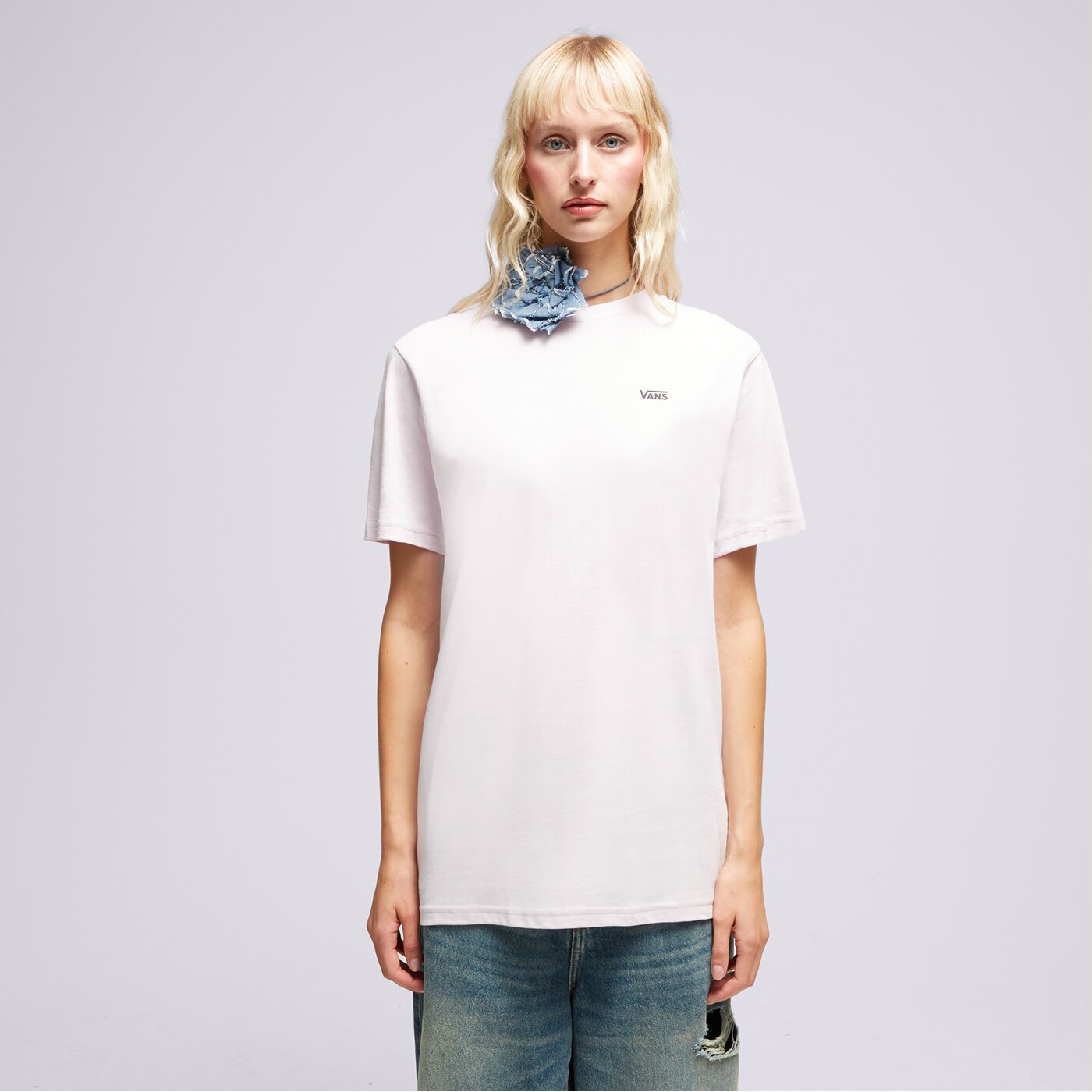 VANS T-SHIRT LEFT CHEST LOGO TEE EM Violet