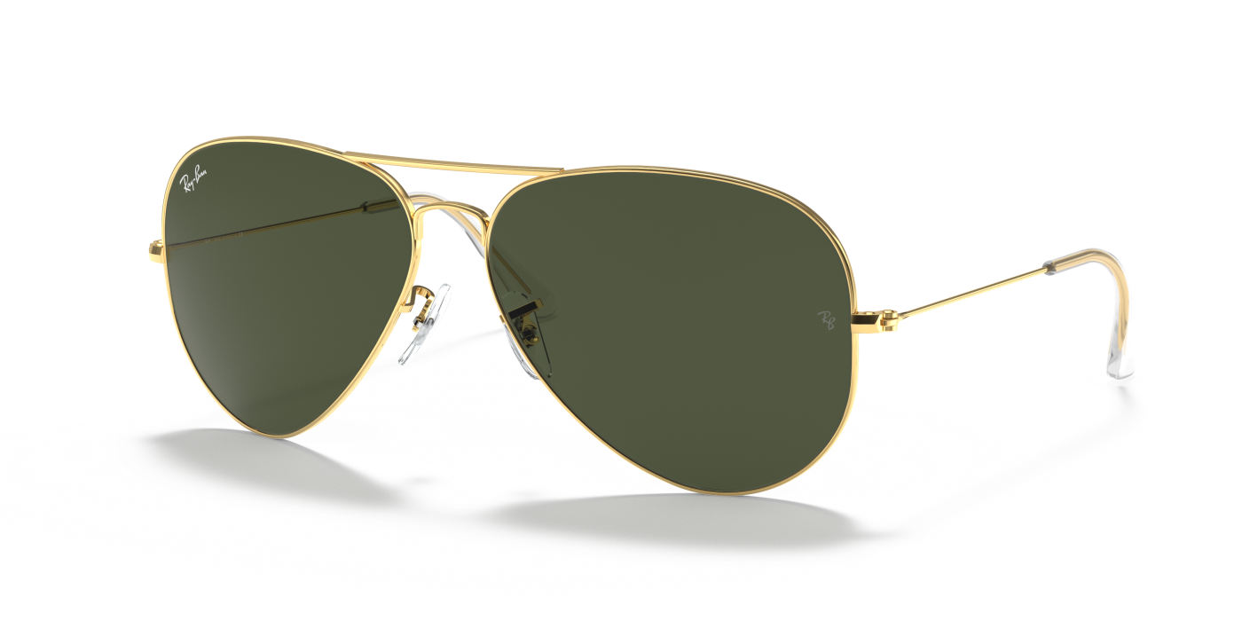 AVIATOR LARGE METAL II - Verde Auriu Lucios