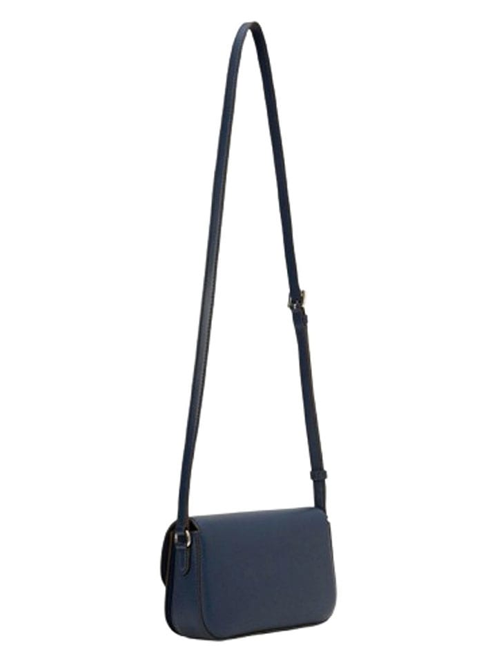 Michael Kors Leder-Umhängetasche in Dunkelblau - (B)21 x (H)14 x (T)4,5 cm günstig kaufen onesize