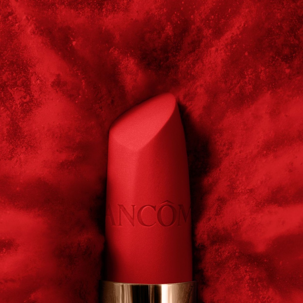 Lancôme L'Absolu Rouge Drama Matte Rouge à Lèvres Mat Poudré – Tenue & Confort Longue Durée