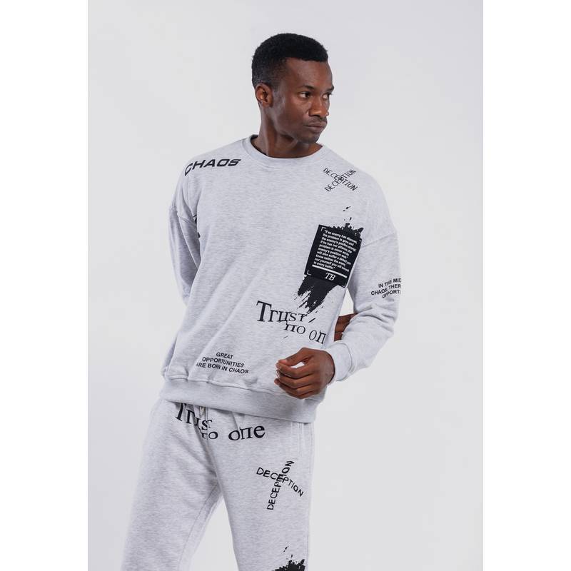Tom Barron mit Schriftzügen Jumpsuit Herren