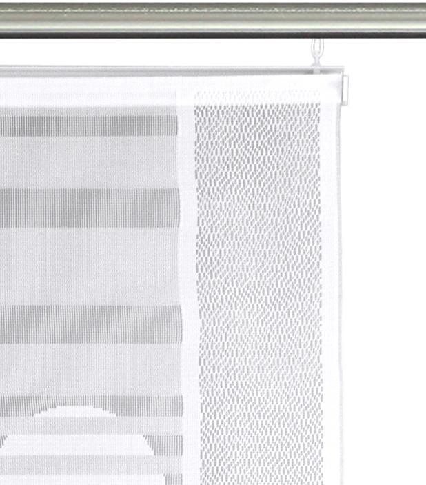Schiebegardine Sunna, VHG, Paneelwagen (1 St), halbtransparent, Jacquard