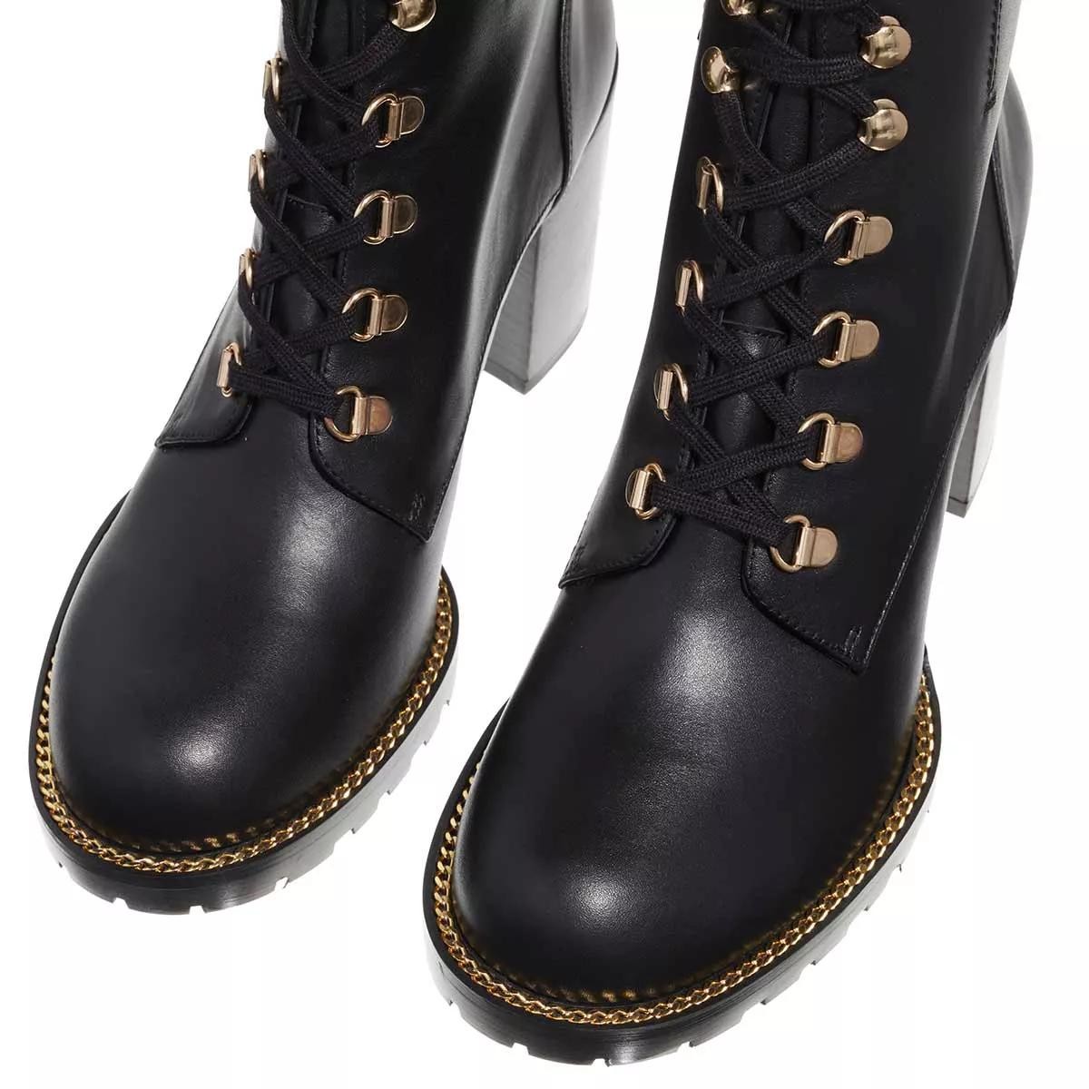 STUART WEITZMAN Stiefeletten schwarz Schnürstiefel