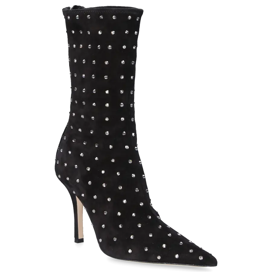 Paris Texas - Stiefeletten HOLLY MAMA Veloursleder - schwarz