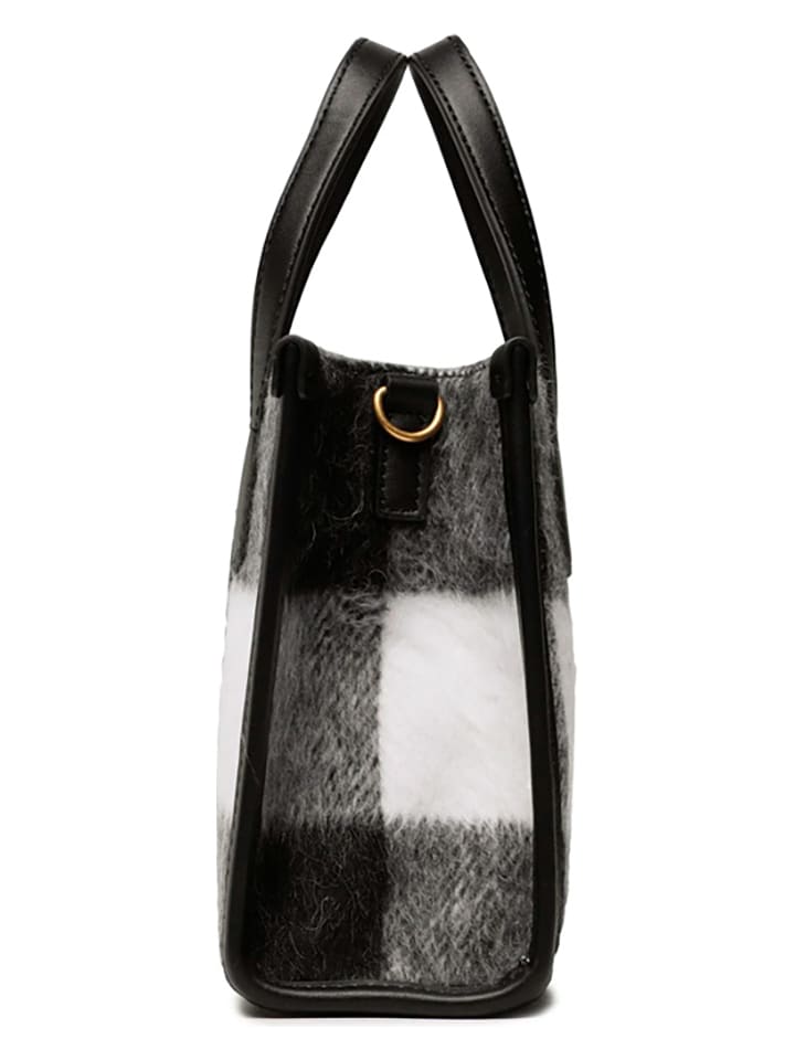 Guess Henkeltasche in Schwarz/ Weiß - (B)20 x (H)17 x (T)8 cm günstig kaufen onesize