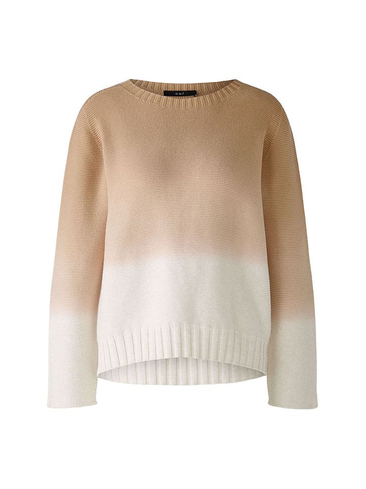Oui Pullover in Beige günstig kaufen