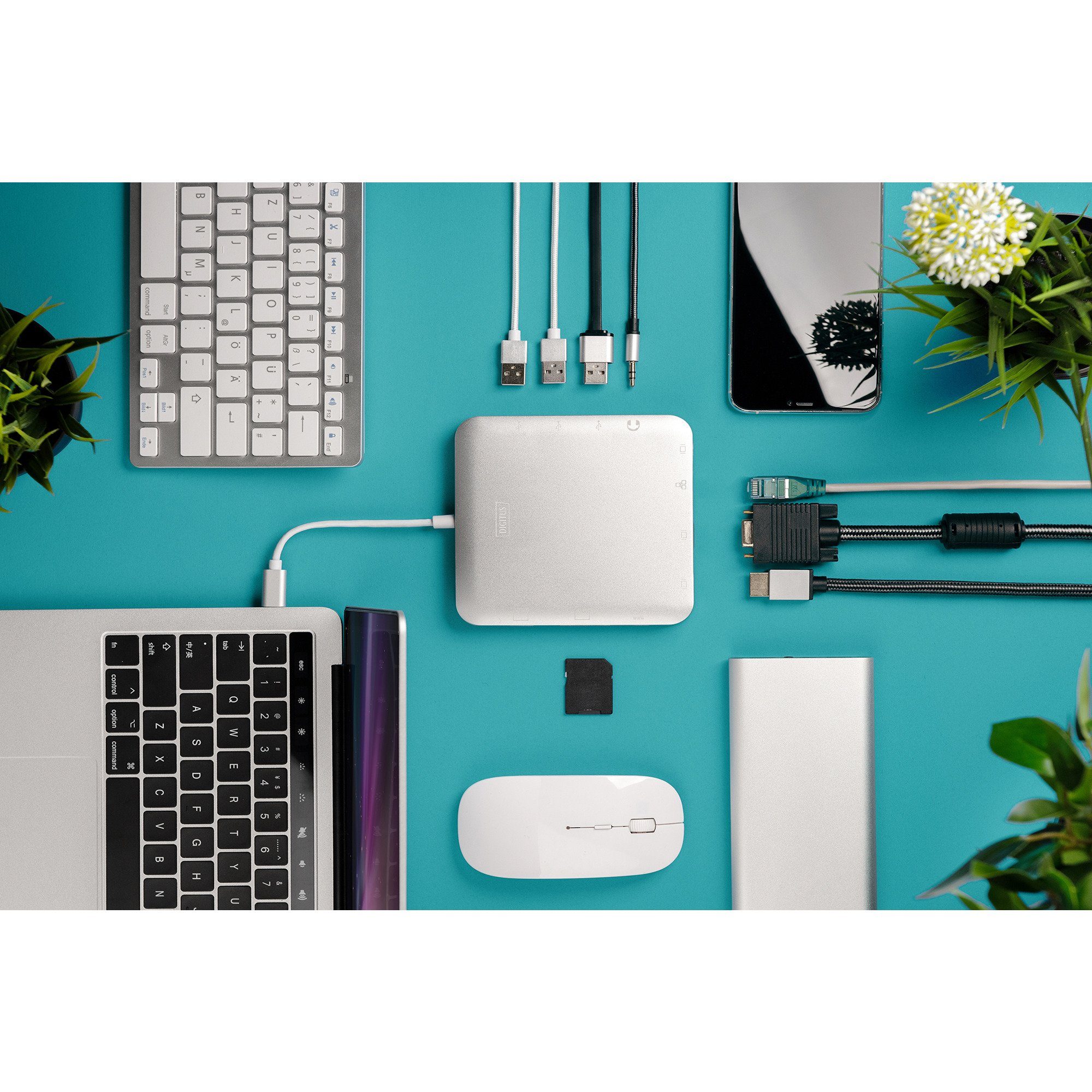 Digitus Laptop-Dockingstation Digitus Universal Docking Station, Dockingstation