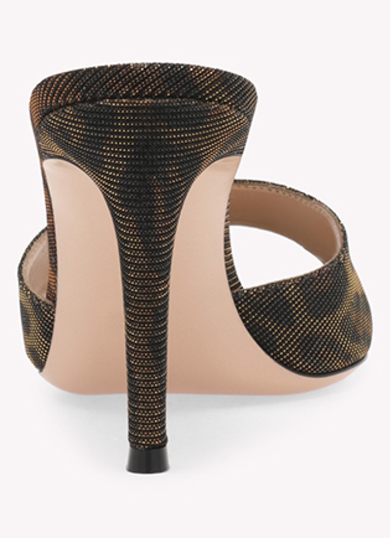 Gianvito Rossi Elle mūlis ar leoparda apdruku