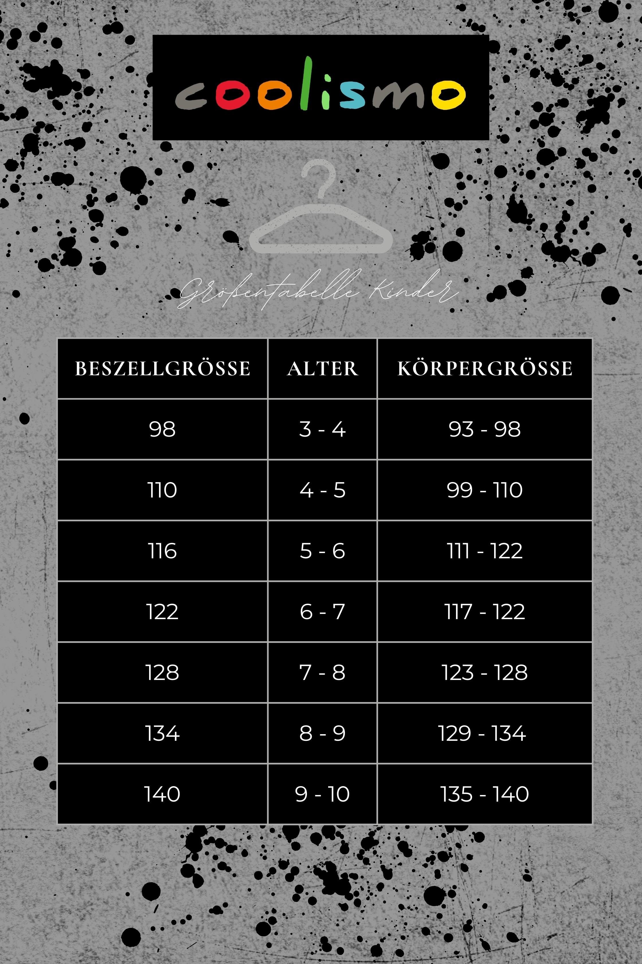coolismo Sweater Kinder Sweatshirt Mädchen Pullover mit niedlichem Skihasen-Print Baumwolle, Made in Europa