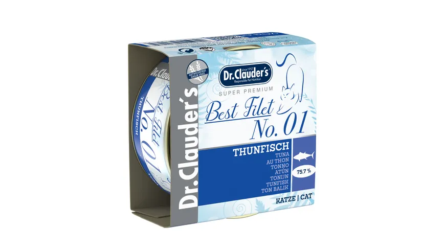 Dr. Clauders Katzennassfutter Best Filet No1 70g 70 g