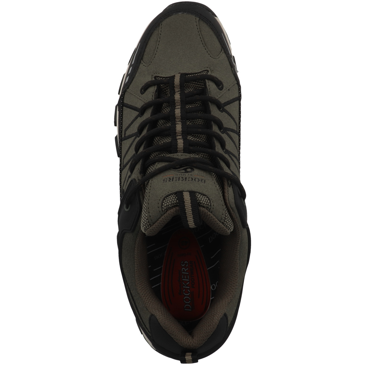 Dockers by Gerli 47BZ001 Schnürschuhe dunkelgruen