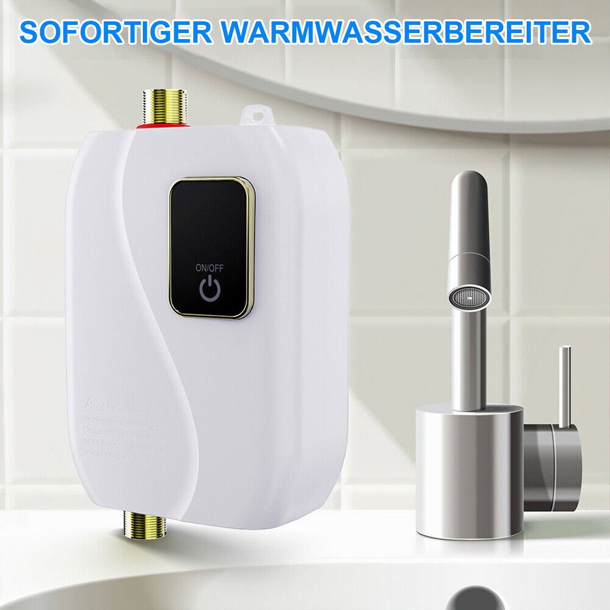götäzer Klein-Durchlauferhitzer Durchlauferhitzer Mini-Küchenschatz, 1 St., Kleiner Warmwasserbereiter für die Küche mit Schnellheizung