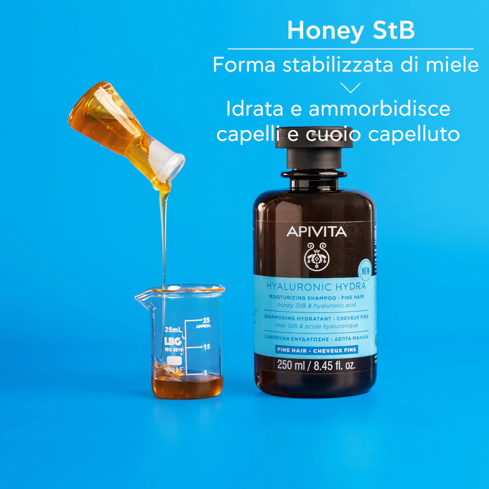 Shampoing hydratant à l'acide hyaluronique - Cheveux fins - Shampoing doux