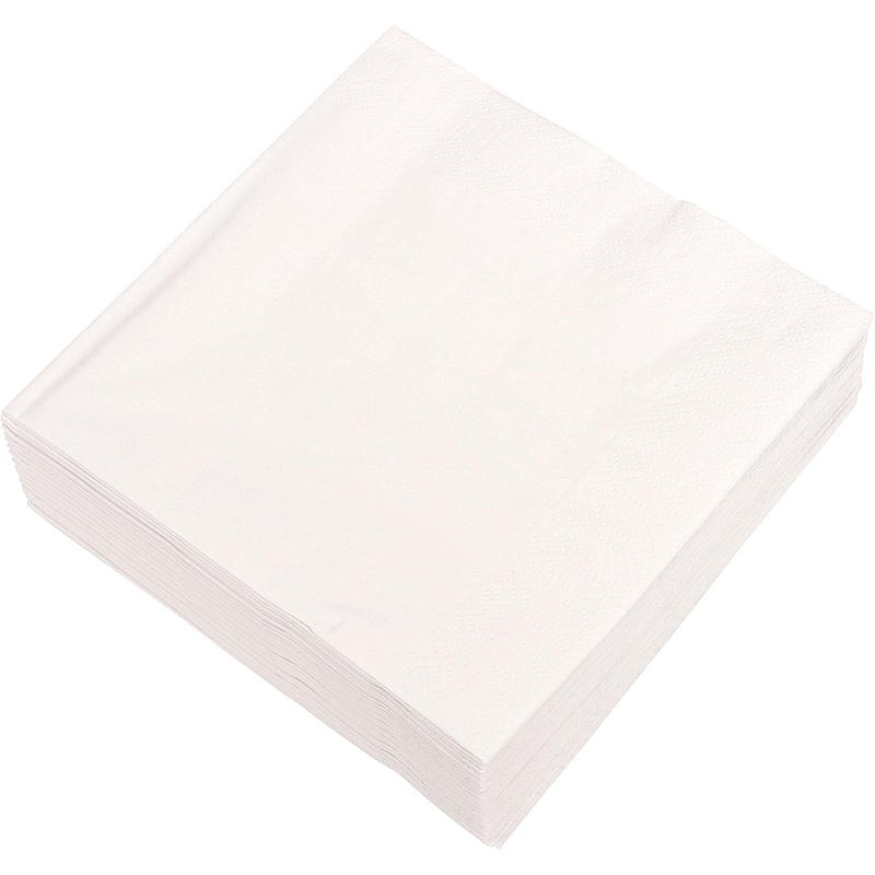 Vie Eco Servietter 50-pk 33x33 cm, hvit