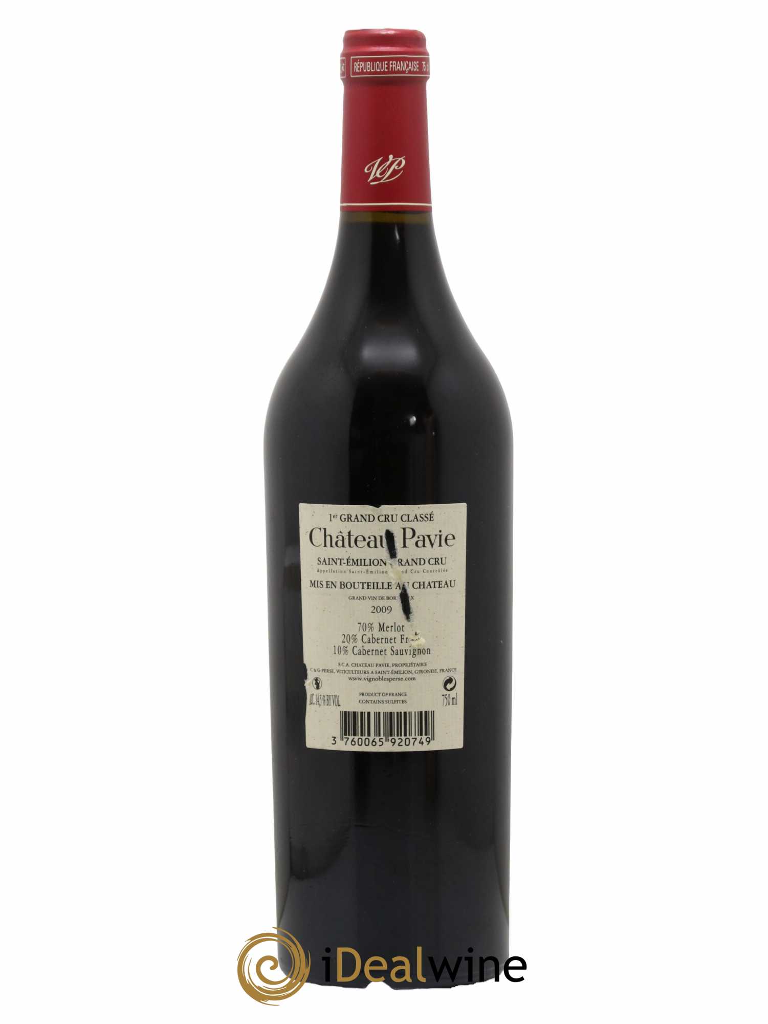 Château Pavie 1er Grand Cru Classé A  2009 - Lot de 1 Bouteille