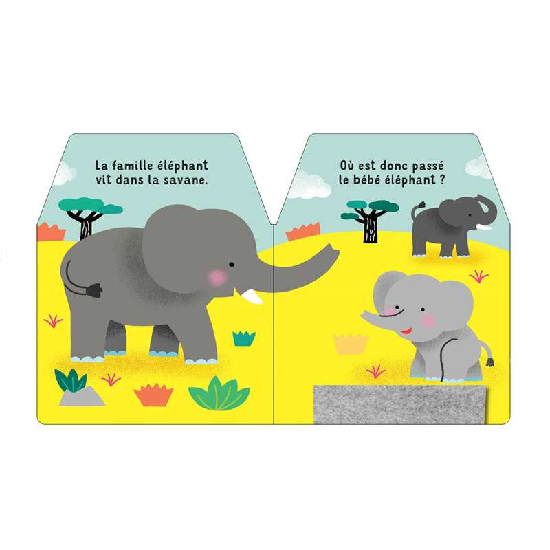 Livre Cache-cache petit éléphant - Nathan Jeunesse