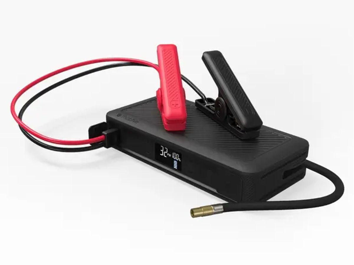 Mophie Go Rugged Starthilfe powerstation mit Luftkompressor