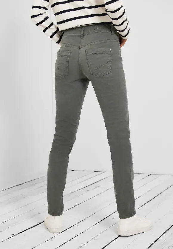 CECIL Slim Fit Hose in Unifarbe