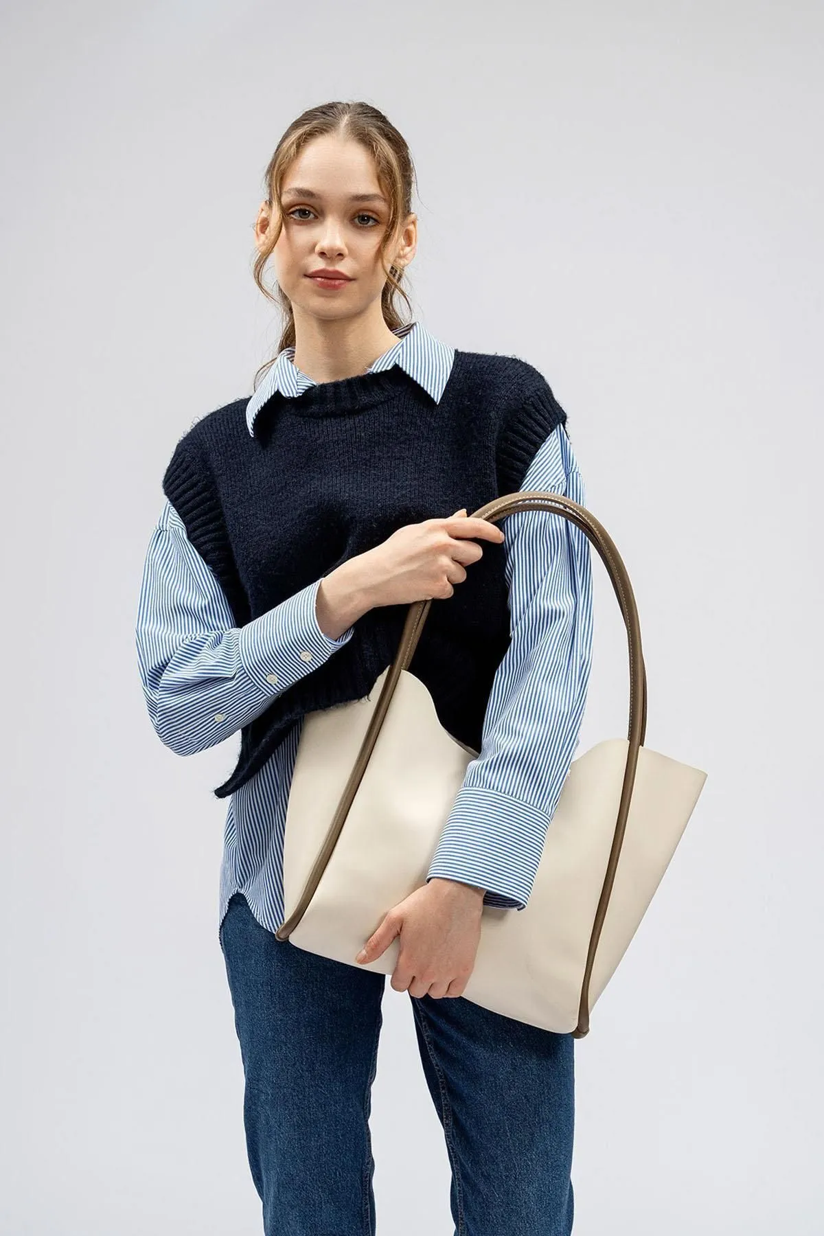 Lucky Bees  Umhängetasche - Beige - Muster