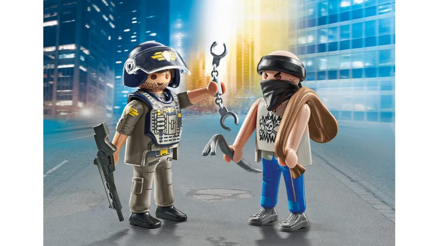 PLAYMOBIL 71505  ACTION HEROES SWAT & Bandit