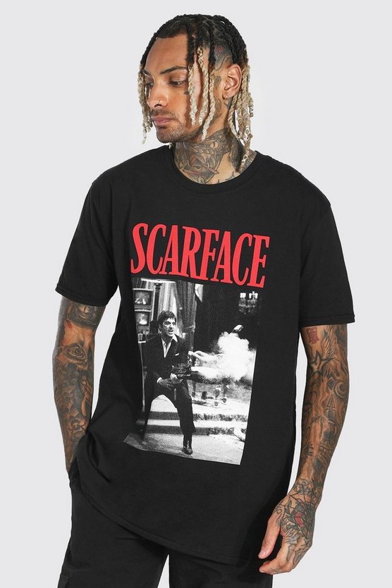Oversize T-Shirt mit lizenziertem Scarface-Print