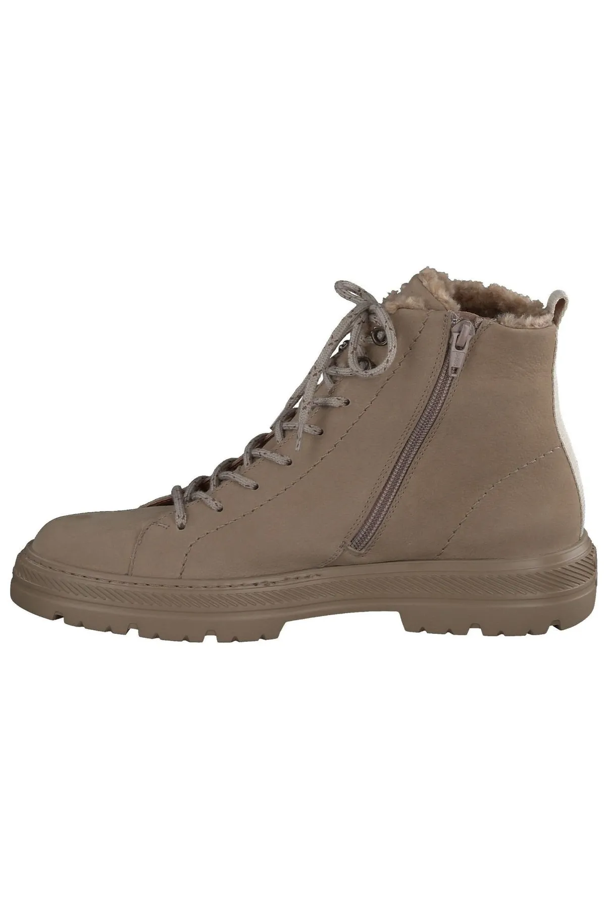 Paul Green  Stiefelette - Beige - Blockabsatz