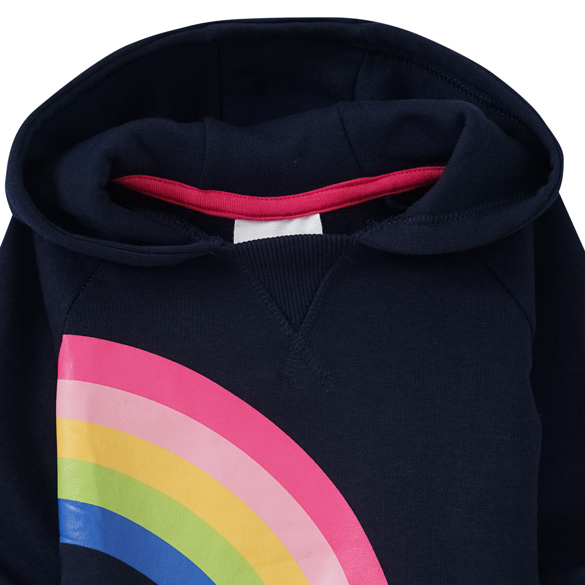 Baby Hoodie mit Regenbogen-Print