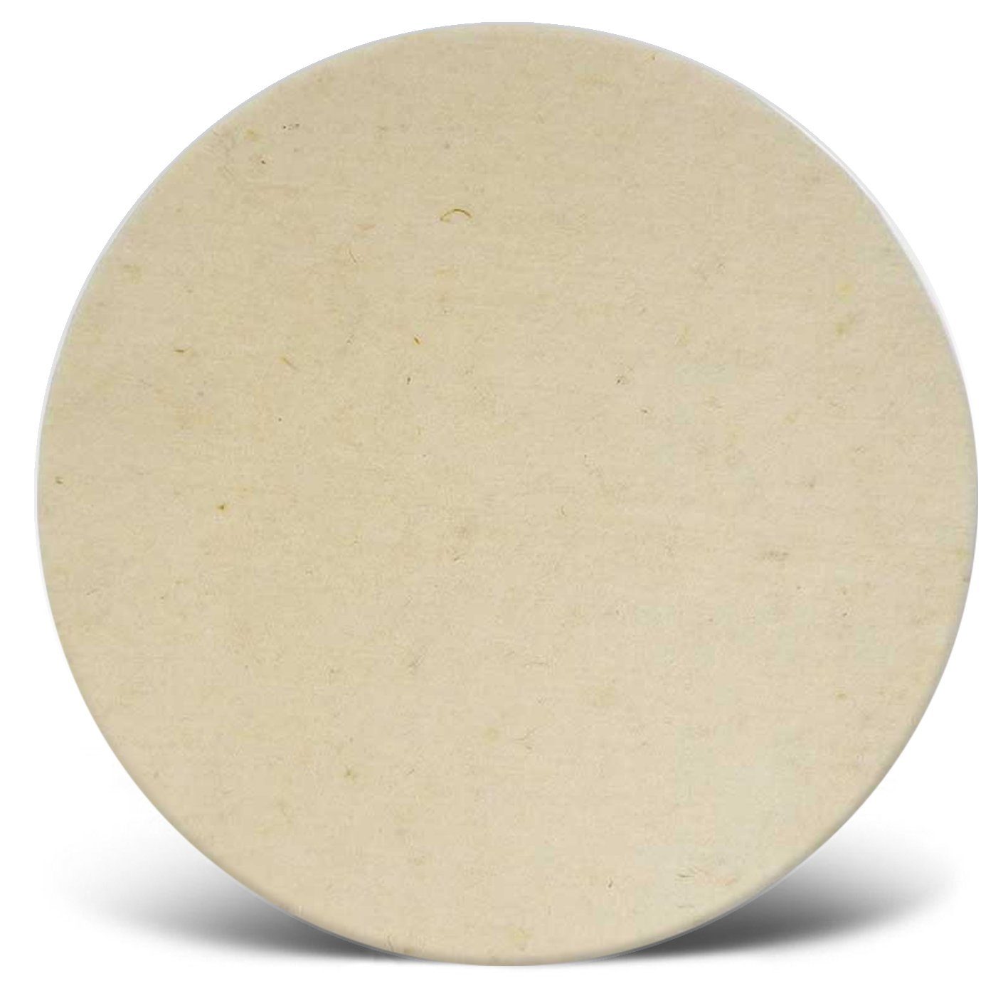 MENZER Polierpad Ø 406 mm Wollpads (echt) für Einscheibenmaschinen, Wollmaterial, 5 Stk.