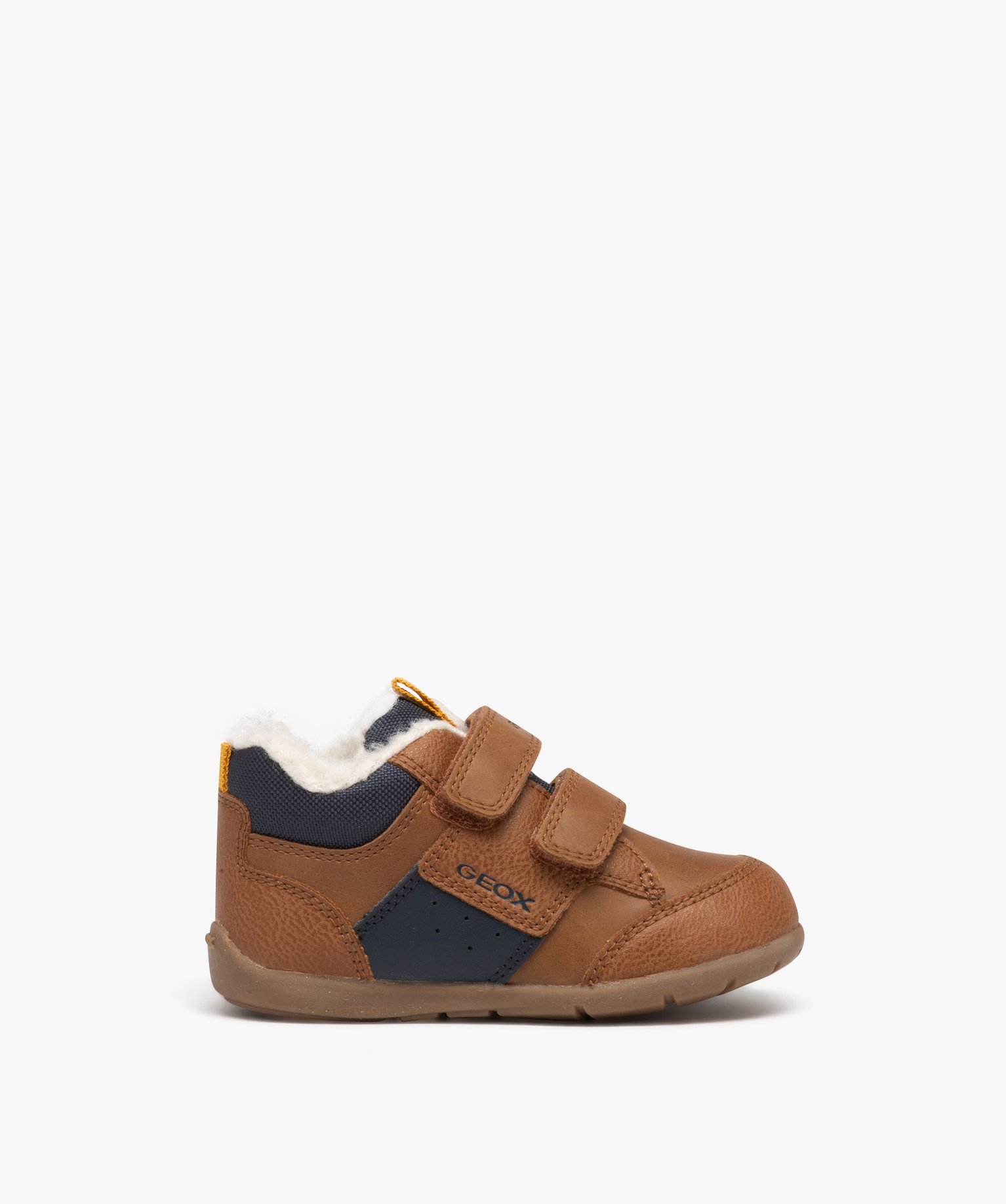Chaussures premiers bébé Garçon fourrées sherpa à doubl... camel | GEMO